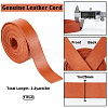 2M Flat Leather Cord LC-WH0007-07C-03-2
