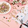 1 Bag DIY Keychain Kit DIY-GL0007-19A-5