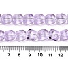 Electroplate Glass Beads Strands EGLA-N012-07H-4