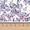 6/0 Spray Paint Fringe Glass Seed Beads SEED-H003-11M-4