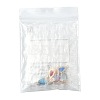 5Pcs 5 Colors Transparent Glass Pendants GLAA-FS0002-74-7