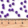 Baking Paint Glass Seed Beads SEED-H002-I-B516-4
