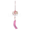 Glass Wind Chime HJEW-XCP0001-19-1