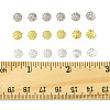 300Pcs 3 Styles Brass Bead Caps IFIN-FS0001-43-5