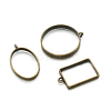 Alloy Open Back Bezel Big Pendants PALLOY-TA0001-26AB-3