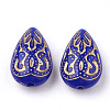 Teardrop Plating Acrylic Beads PACR-Q102-151D-2