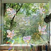 Leaf Rainbow Prism Electrostatic Window Stickers PW-WGAB389-01-4