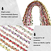 15 Yards Flower Polyester Embroidery Lace Ribbon OCOR-WH0070-77B-6