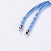 Nylon Twisted Cord Bracelet Making X-MAK-F018-03P-RS-5