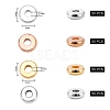 Flat Round Brass Spacer Beads sgKK-SZ0001-14-2