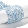 Natural Aquamarine Beads Strands G-J400-B01-01-1
