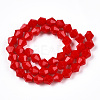 Opaque Solid Color Imitation Jade Glass Beads Strands EGLA-A039-P6mm-D02-3