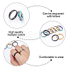 ARRICRAFT 8Pcs 4 Colors 304 Stainless Steel Simple Plain Band Finger Ring for Women RJEW-AR0002-01-4
