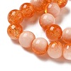 Crackle Glass Beads X1-GLAA-U001-8mm-10-2