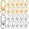 36Pcs 2 Colors Alloy Swivel Clasps PURS-CN0001-11-1