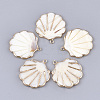 Electroplate Freshwater Shell Pendants X-SHEL-T012-05A-1