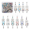 Kissitty 20Pcs 10 Style Alloy Pendants HJEW-KS0001-01-12