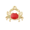 Alloy Enamel Pendants FIND-A058-08A-1