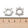 201 Stainless Steel Cuff Earring EJEW-C131-07P-5