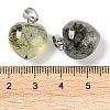 Natural Prehnite Pendants G-J386-H17-P-3
