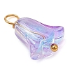 20Pcs Glass Beads Pendants PALLOY-JF03103-4