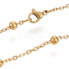 304 Stainless Steel Cable Chain Necklaces NJEW-M183-5G-3