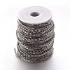 304 Stainless Steel Twisted Chains Curb Chain CHS-R001-1.2mm-2