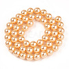 Glass Pearl Beads Strands HY-G002-01D-10-5