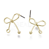 Iron Stud Earring Findings IFIN-N005-24-2