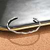 Non-Tarnish 304 Stainless Steel Cuff Bangles BJEW-H323-01P-3