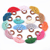 Polycotton(Polyester Cotton) Tassel Pendant Decorations FIND-S298-M-1