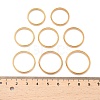 304 Stainless Steel Flat Plain Band Rings STAS-I160-D-G-4