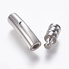 Tarnish Resistant 304 Stainless Steel Bayonet Clasps STAS-A035H-4P-4