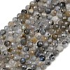 Natural Labradorite Beads Strands G-G281-B03-6mm-2