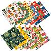 12Pcs Christmas Scrapbook Paper Pads DIY-P085-01A-1