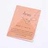 Alloy Rhinestone Pendants Necklaces NJEW-WH0007-02C-4