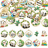  24Pcs 12 Style Alloy Enamel Pendants FIND-TA0002-72-9