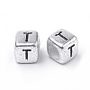 Plated Acrylic Beads X-PB43C9308-T-1