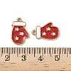 304 Stainless Steel Enamel Pendants STAS-L300-012G-20-3