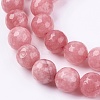 Natural White Jade Bead Strands X-G-R166-10mm-25-3