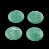Flat Round Imitation Gemstone Acrylic Beads OACR-R051-22-1
