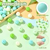 Rubberized Style Opaque Acrylic Beads LS-MACR-CJC0009-02C-3
