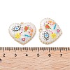 Rack Plating Alloy Enamel Pendants FIND-C050-13G-01-3