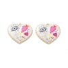 Rack Plating Alloy Enamel Pendants FIND-C050-13G-02-1