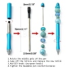 Plastic Beadable Pens AJEW-L082-B05-2