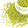 12/0 Two Tone Opaque Glass Seed Beads SEED-T006-01A-A02-1