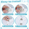 8Pcs Brass Rhinestone Cufflinks KK-ME0003-84S-3