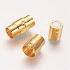 Brass Locking Tube Magnetic Clasps KK-Q089-G-2