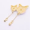 Zinc Alloy Bag Decoration PALLOY-WH0071-50G-2
