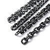 Spray Painted CCB Plastic Curb Chains & Cable Chains AJEW-JB01046-1